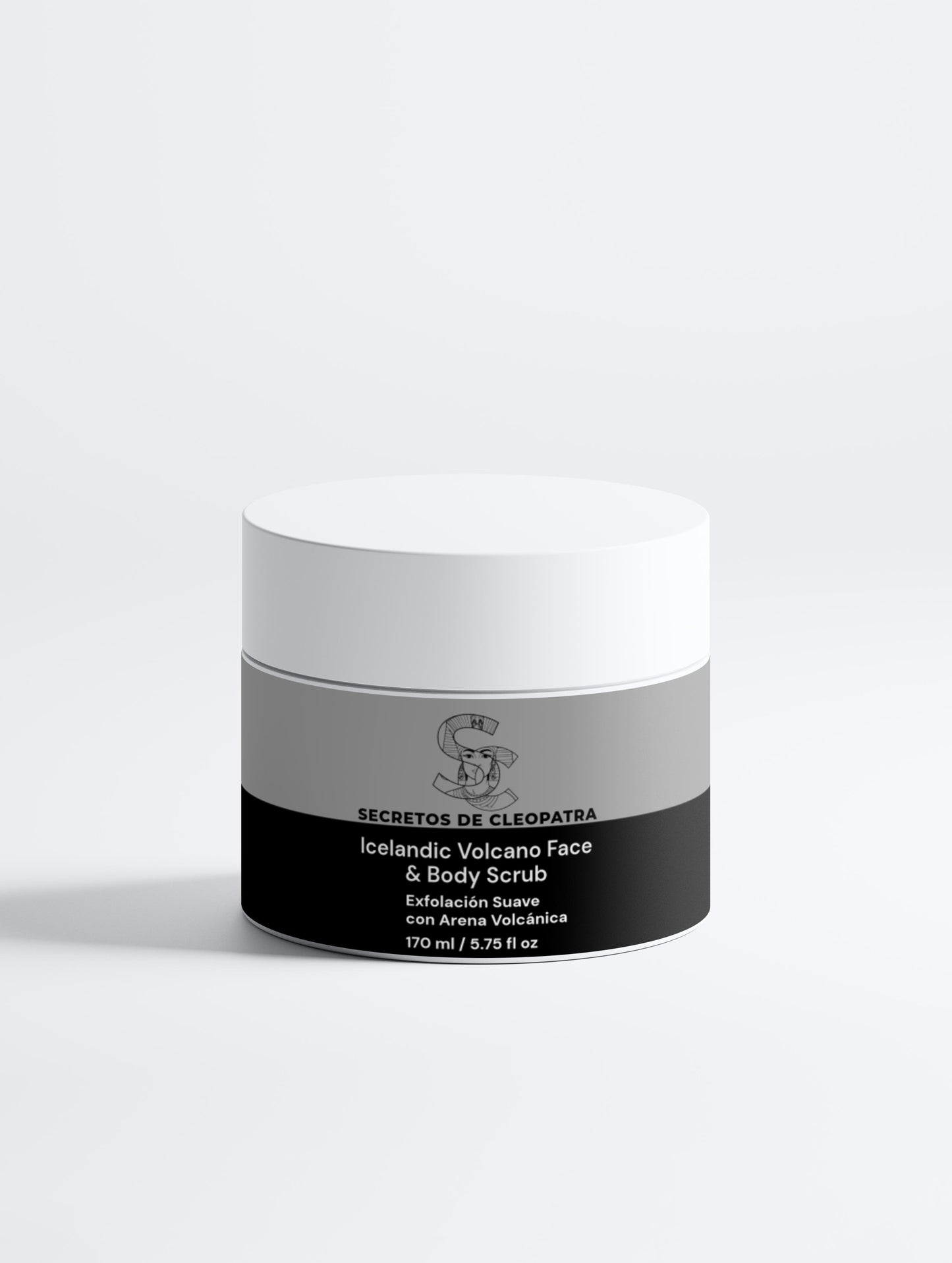 Exfoliante Facial y Corporal con Arena Volcánica Islandesa 170ml – Limpieza Profunda, Suavidad y Luminosidad Natural (Icelandic Volcano Face & Body Scrub 170ml.)