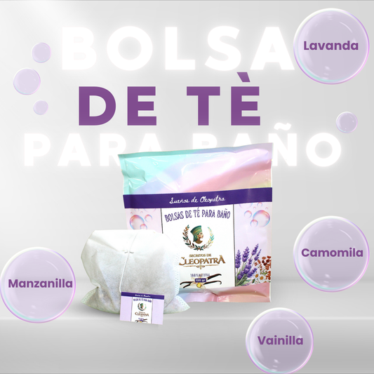 BOLSA DE TÉ PARA BAÑO LAVANDA