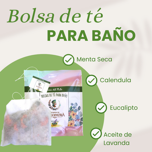 BOLSA DE TÉ PARA BAÑO MENTA