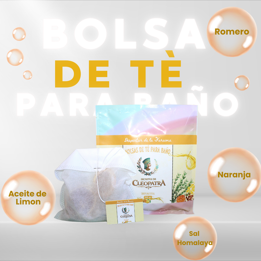 BOLSA DE TÉ PARA BAÑO LIMÓN