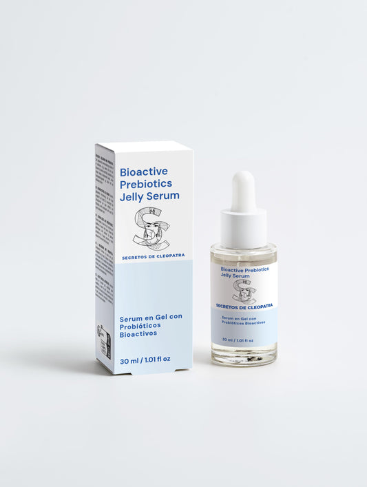 Sérum en Gel con Prebióticos y Ácido Hialurónico 30ml – Equilibra, Hidrata y Protege la Piel (Bioactive Prebiotics Jelly Serum 30ml.)