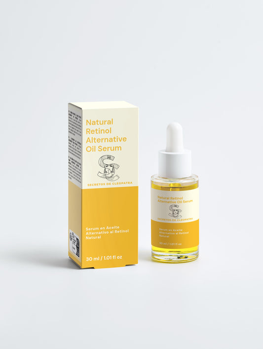 Sérum de Aceite Natural con Bakuchiol 30ml – Alternativa Suave al Retinol para una Piel Radiante y Firme (Natural Retinol Alternative Oil Serum 30ml.)